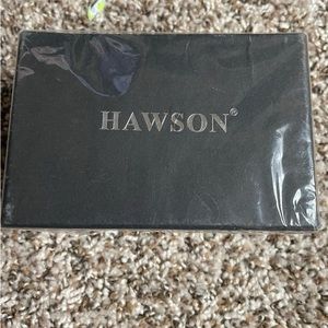 Hawson  men’s necktie business tie blue, and burgundy in box
